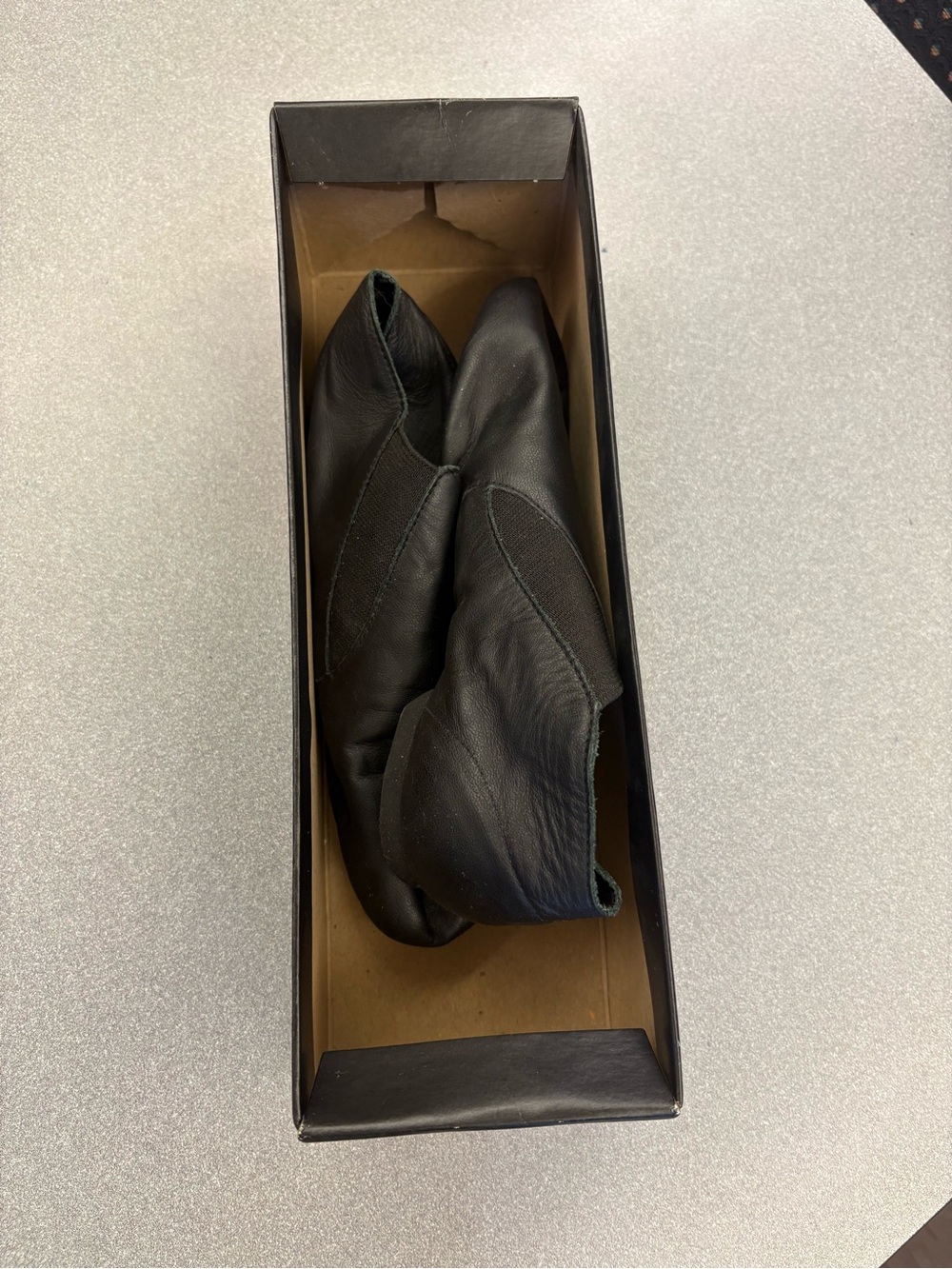 Capezio Women's Slip-On Black Leather Dance/Practice Shoes - worn once